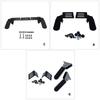 Universal Scooter Modification Accessories Foldable Front Pedals Easy Installation Electric Bike Footrest Replacement