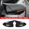 Compatible with 2021-2022 Seventh Gen Elantra - Cow Horn Rearview Mirror Shell Cover