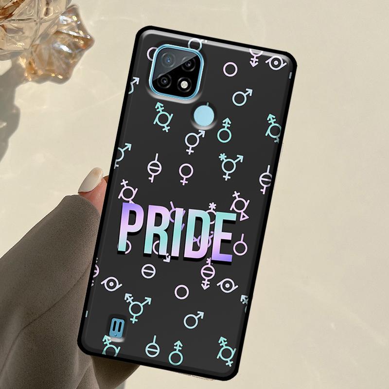 LGBT Pride Love For Realme C55 C51 C21Y C25S C75 C67 C61 C53 13 12 10 11 14 Pro Plus GT 6T 6 5 GT7 Pro Case