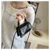 New Vintage Faux Leather Shoulder Bag for Women Solid Color Minimalist Niche Design Commute Handbag