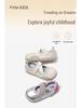 2025 Baby Girls' Skate Shoes: Puff White Sports Trainers for Spring/Summer