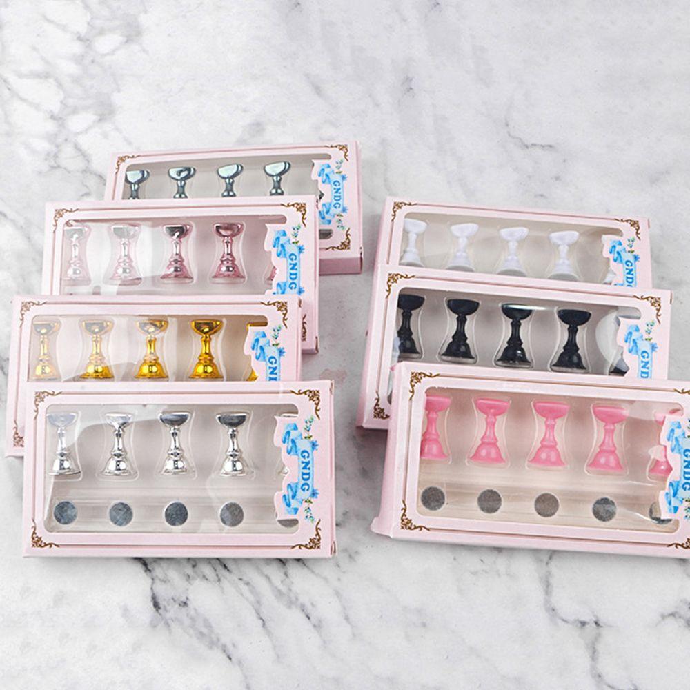 Training Nail Display Stand False Nail Tip Holder Nail Art Practice Stands Nail Display Chess Board