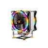 12th Gen Silent CPU Cooler: 12CM Tower with 4 Copper Pipes, Multi-Platform Compatibility for 1700 Pin & 115X/1366, 4-Pin Desktop