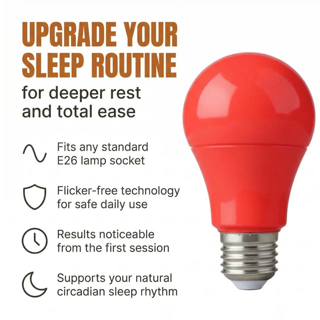 Mvolo® Circadian series Red Bulb e27