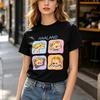 T-shirt Design in Stile Fumetto Haaland Estate Casual Larga Donna Uomo T-shirt Streetwear Unisex Grafica Merch Morbida Moda Cotone