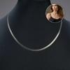 HGC Stainless Steel Fashion Jewellery,snake Chain Classic Necklace,pvd Plating ,unisex ,waterproof Classic Chain