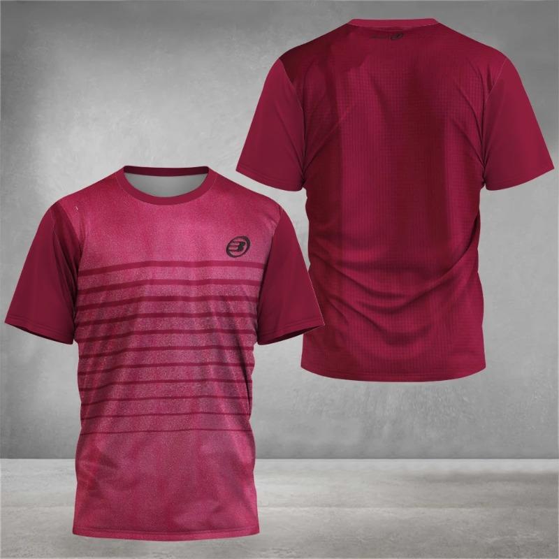 2025 Men/Women's printed quick-drying short-sleeved tennis breathable ultra-thin Fitness T-shirt Casual top