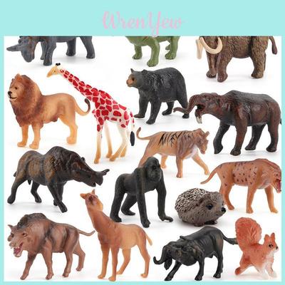 Simulatie Tijger Leeuw Giraffe Olifant Nijlpaard Wild Dier Model Ornament Voor Educatieve Display En Verzamelaars