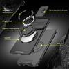 Magnetic Ring Stand Case For Samsung Galaxy S25 Edge S24 Ultra S23 S22 S21 Note 20Ultra Slide Camera Lens Protection Back Cover