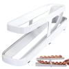 1PCS Automatic Scrolling Egg Rack Holder Storage Box Egg Basket Container Organizer Rolldown Refrigerator Egg Dispenser Kitchen