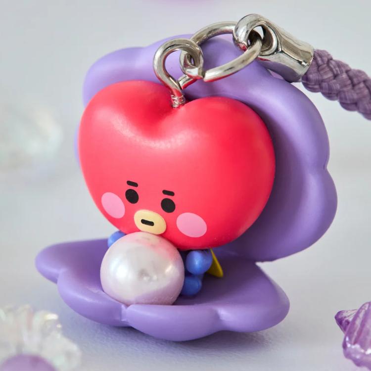 BT21 BABY PEARL Figure Strap (TATA, COOKY, SHOOKY, CHIMMY, MANG, RJ, KOYA) (8 Options)