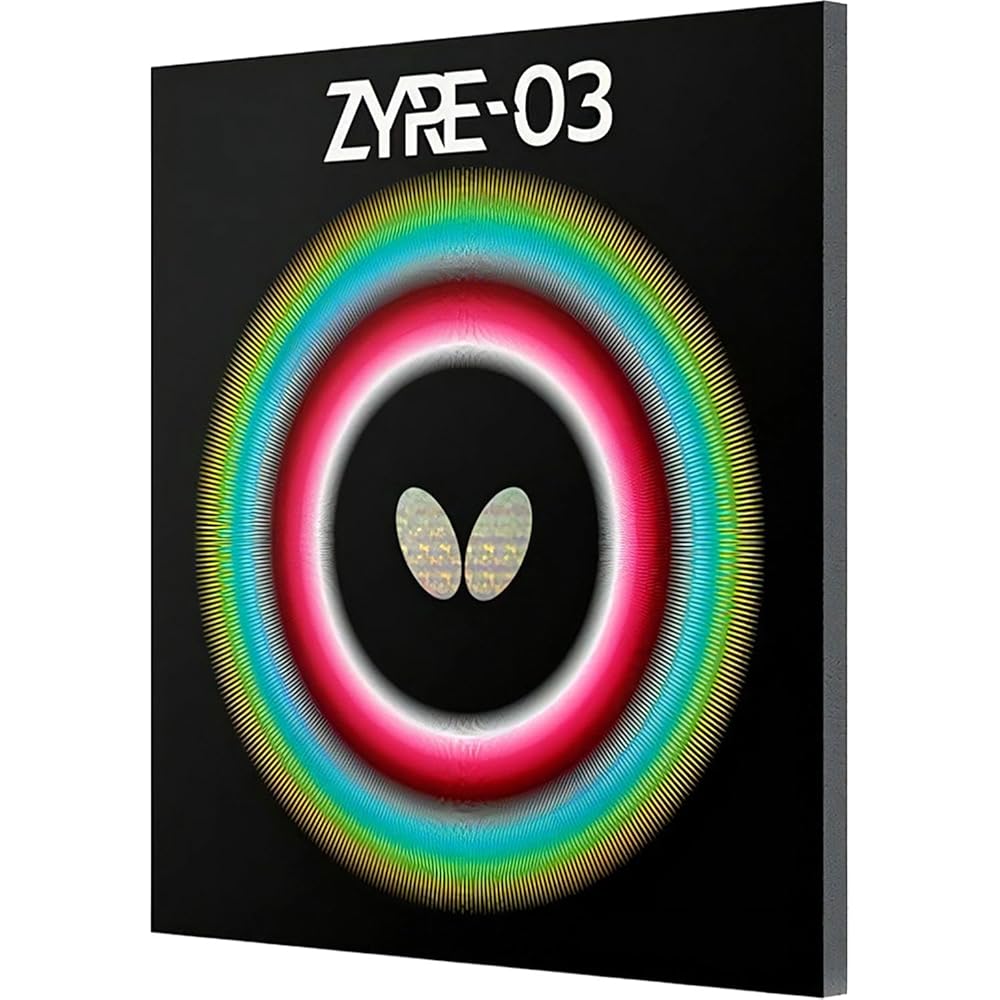 Butterfly Tischtennisbelag, Zaia 03, Hochspannung Inversbelag, Spin, Ballkontrolle, Schwarz, 2,7 mm, 06140