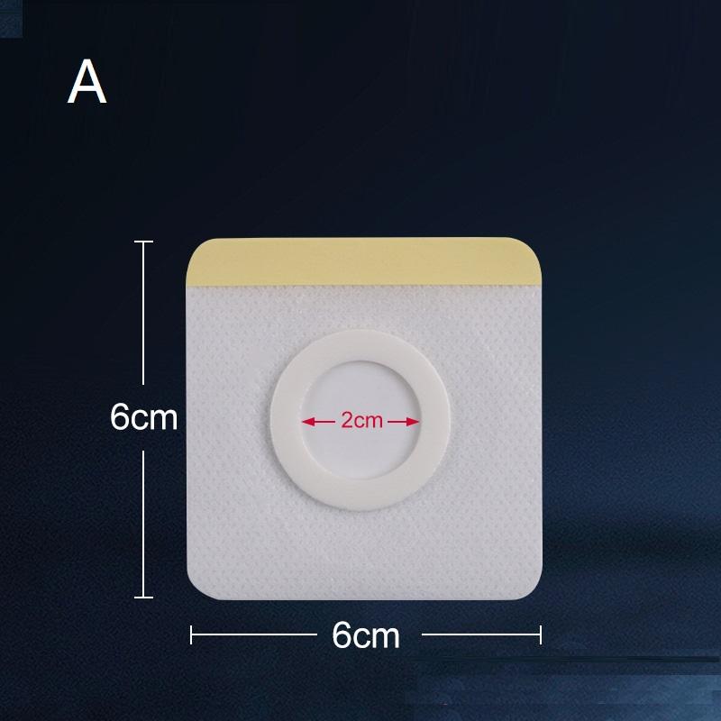 

50 Pcs Disposable Plaster Air Permeable Belly Button Stickers Fabric Patches For Comfort Navel Adhesive Body Blank Plaster Patch