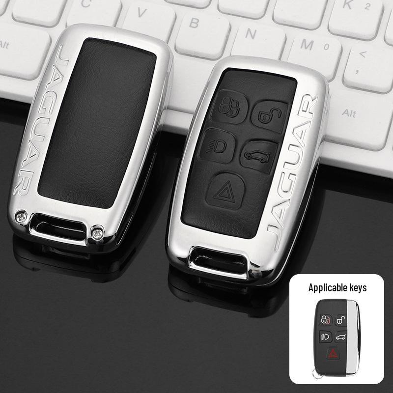 Jaguar Key Case for XEL, XFL, F-Pace, XJL, XF, XE, F-Type 22 - Premium Shell Buckle Bag