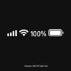 WIFI Signal & Battery Level Car Decal - Funny Windshield Phone Decoration
