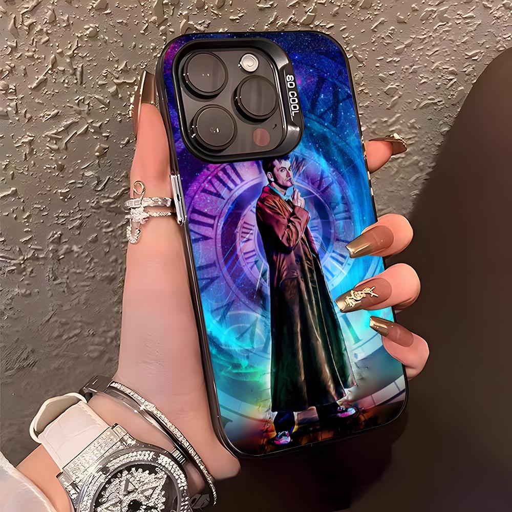 D-Doctor W-Who Phone Case For IPhone17 Air 16 15 14 Plus 13 12 11 Pro XS Max Silver Black Bumper Case