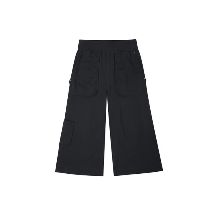 (WMNS) Converse Knit Cargo Straight Casual Pants/Trousers Black Women s 10021453-A01 M