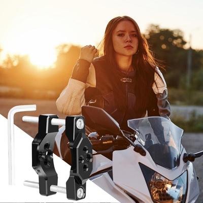 Motorrad Zusatzscheinwerfer Halterung Aluminiumlegierung Klemme Scheinwerferstange Halterungen Halter Licht Halterung Scheinwerferstange Klemme Robust
