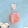Portable Large-Capacity Square Makeup Powder Puff Storage Boxes - Breathable Dust-Proof Durable Plastic Organizer with Transparent Lids, Pastel Colors