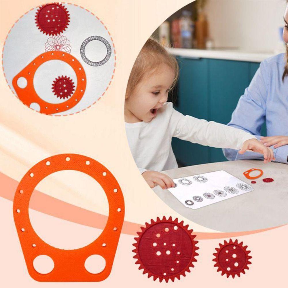 

Reusable Spirograph Drawing Art Template Spiral Curve Stencils Children s Stationery