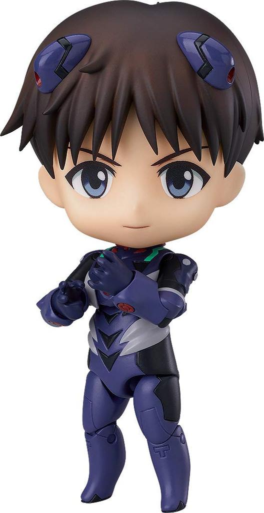 Nendoroid Evangelion Nová kinoverze Shinji Ikari Plug Suit Plastová malovaná pohyblivá figurka, prodejní verze. Bez měřítka