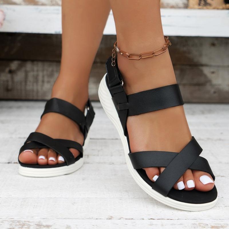 Large size sandals women's summer post-trip sandals TEUM explosive sandals