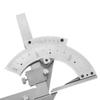HUOTO0-320° High-Quality Carbon Steel Universal Angle Ruler Protractor