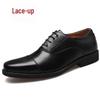 Dragonfly Men's Genuine Leather Business Casual Shoes - Soft, Comfortable, Non-Slip, Wear-Resistant Cowhide with Thin Sole