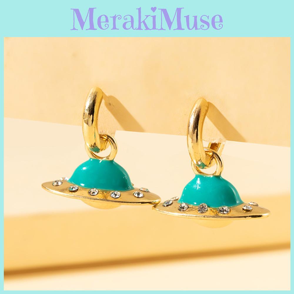 Stylish Summer 2022 Alloy Heart And Planet Earrings For Trendy Fashion Lovers