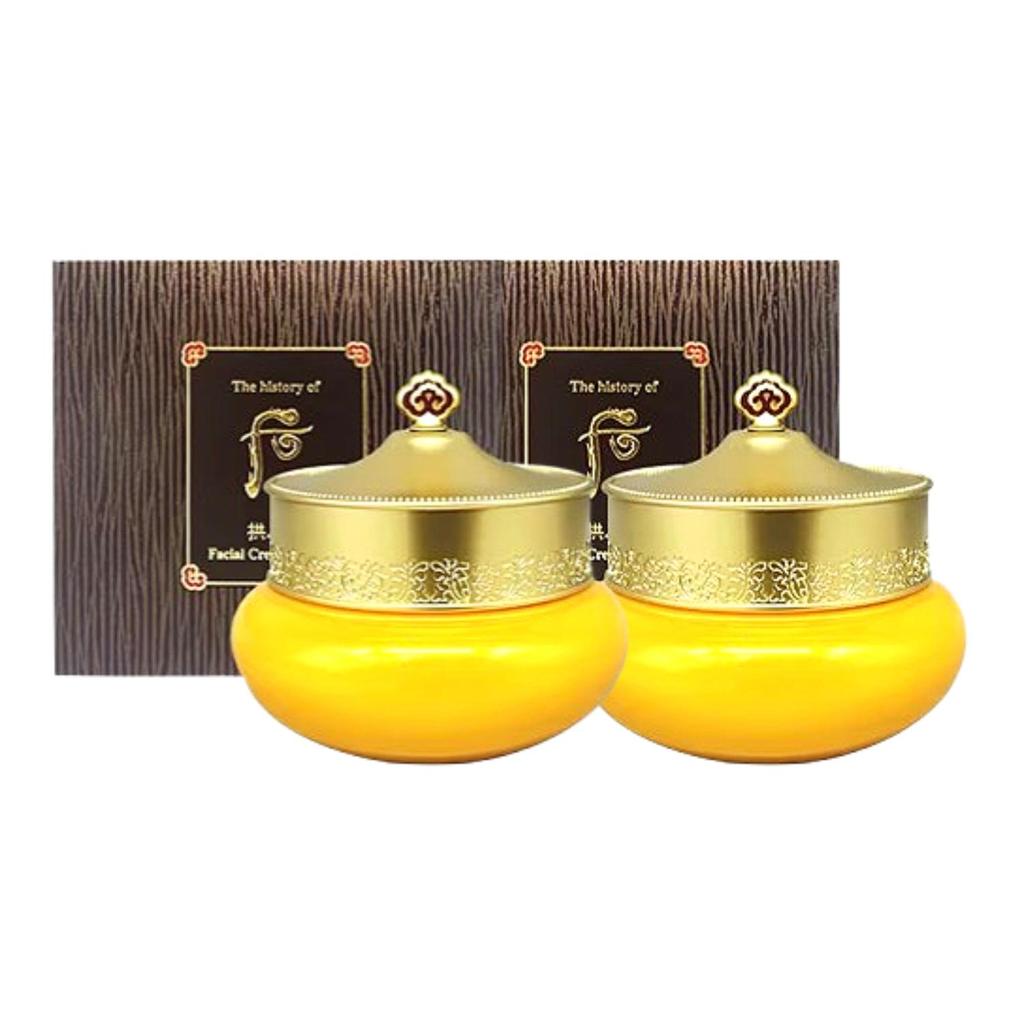 The History of Whoo Gongjinhyang Facial Cream Cleanser 210ml | Korean Herbal Moisturizing & Brightening Foam Cleanser