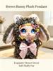 Soft Fluffy Bunny Plush Doll Cute Hanging Pendant For Decoration Gift