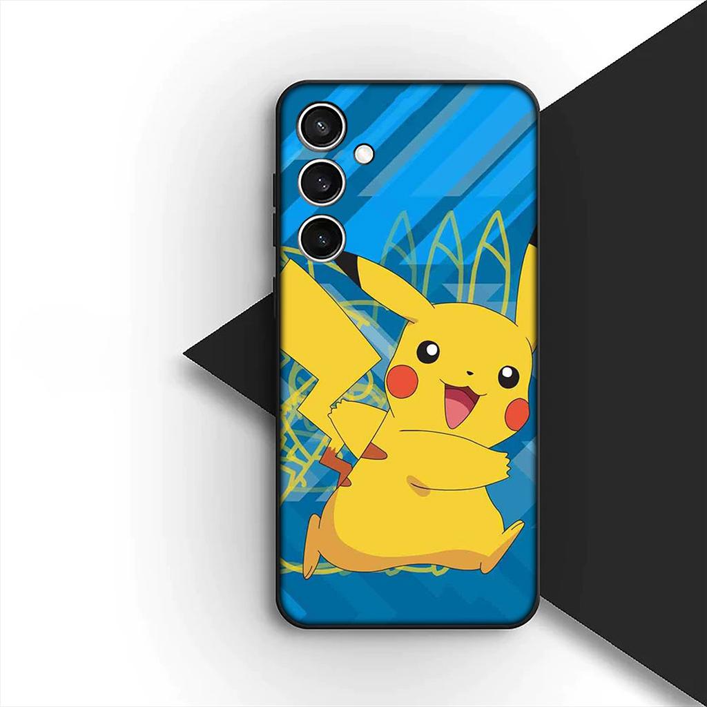 Cover for Samsung Galaxy S24 S25 S23 FE Ultra Plus S7 Edge S25+ S23+ A56 5G Phone Case Mewtwo P-Pokemons Mew two P-Pikachus