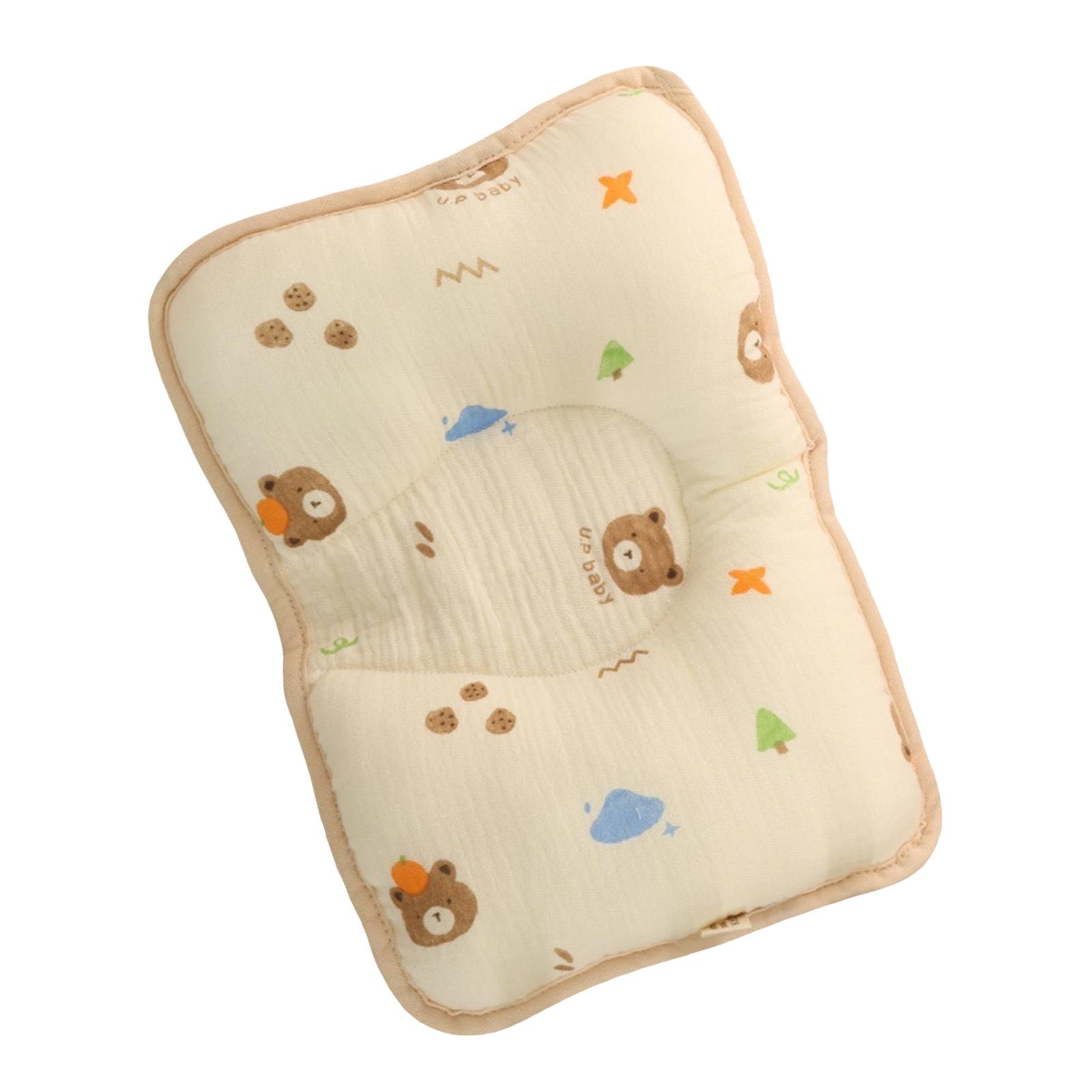 

Подушка для поддержки головы младенца в возрасте от 0 до 12 месяцев, способствующая здоровому развитию сна с нежной хлопковой тканью B