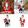 Santa Claus Decor Standing Christmas Ornament Giant Table Figurine for Festive Holiday Decorations