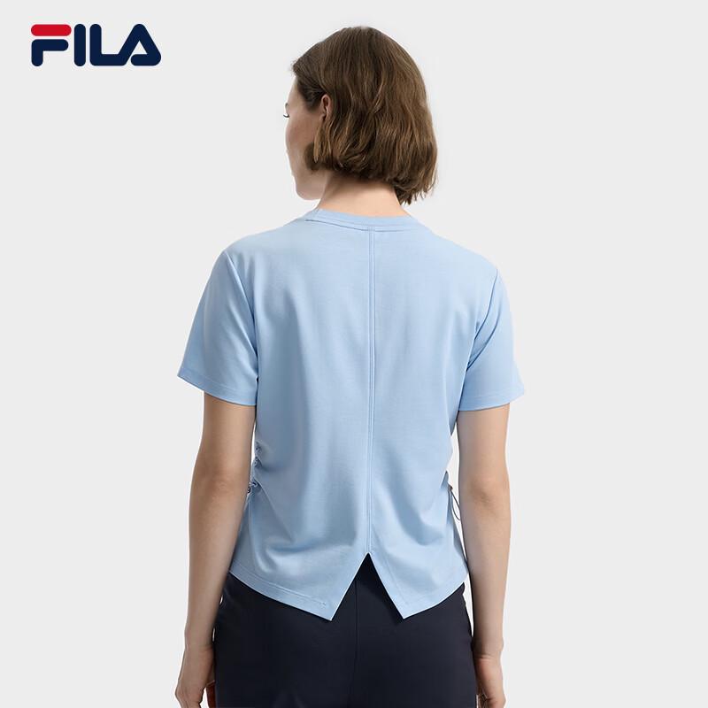 Fila Women's Knitted Short Sleeve T-Shirt with Slit Back