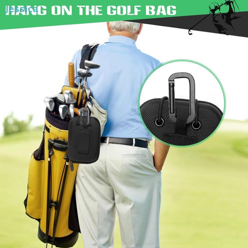Golf Rangefinder Case | Portable Zippered Protective Pouch with Belt Clip for Golf Distance Measurer