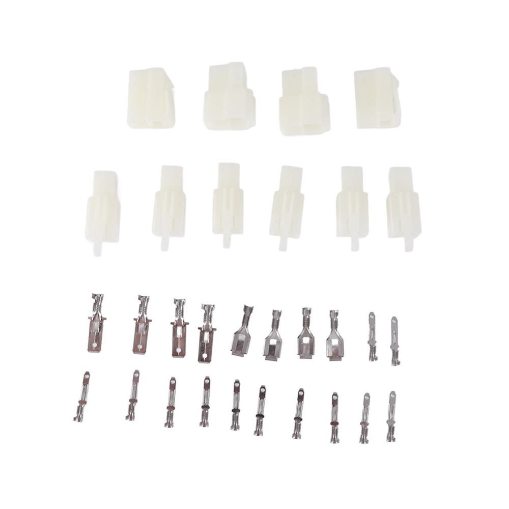 2 Set 2 Pin Connector Pin Set Female Male Connector Pin Controller Plug Connector  Motorbike