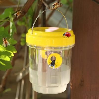 Bee Trap Insect Fruit Fly Wasp Catcher Lure Waterproof Outdoor Hanging Trap Clear Traps Box Catcher Pest Control Tools