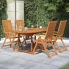 Vidaxl 5-Piece Garden Furniture Set, Solid Acacia Wood
