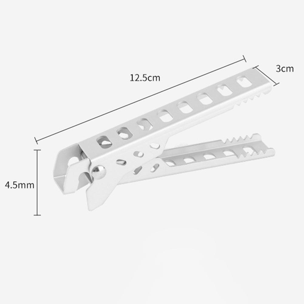 

1pcs Portable Barbecue Clip Outdoor Picnic Anti-Scalding Pot Clip Tableware Accessories Food Pick-up Tools білий