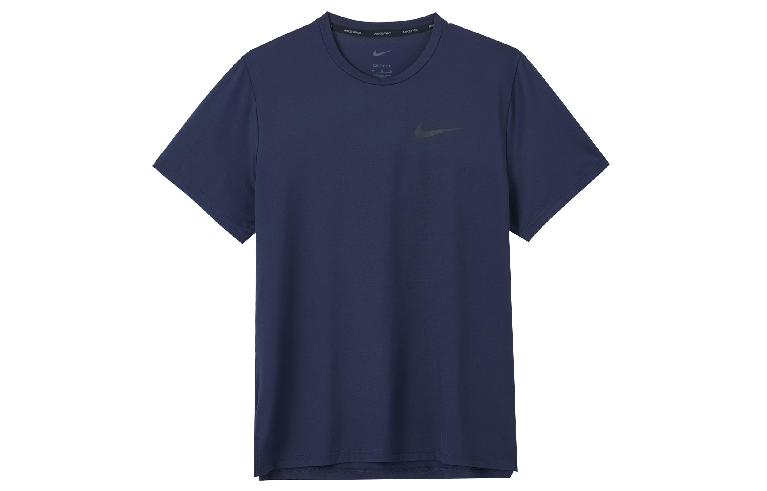 Nike PRO DRI FIT T Shirt Men s Obsidian Color CZ1182-451 S