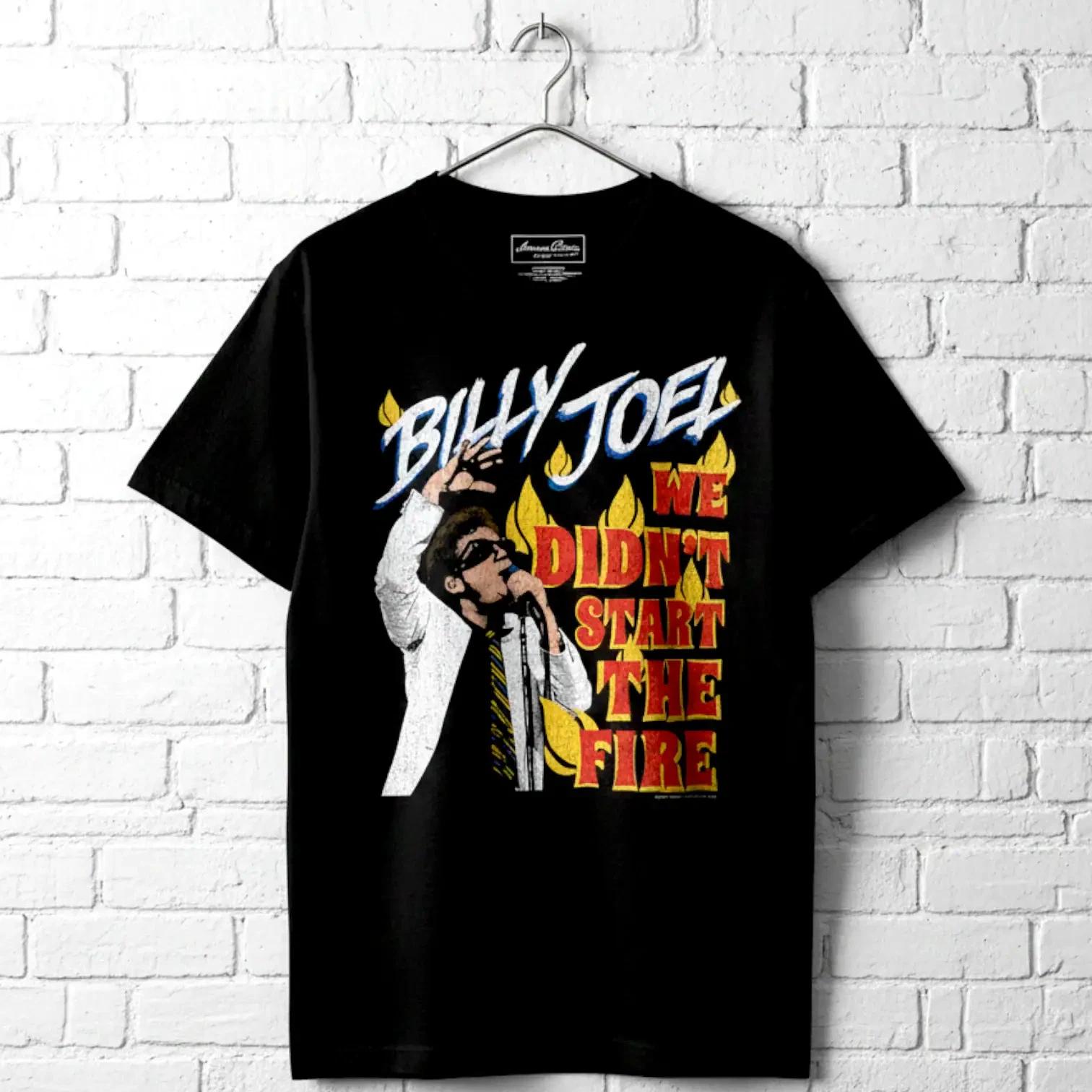 Billy Joel We Didn t Start the Fire Men s T Shirt XXXL