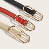 Retro Thin Belt, Women's Pin Buckle, Small Belt, Decorative Simple Belt.