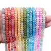 1 String 5X8Mm Glass Beads Colorful Abacus Flat Round Loose Beads For Jwelry Making Diy Crafts Bracelets Necklace Accessories