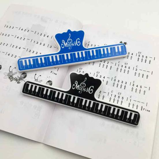 Federklemme Bunt Multifunktionale Plastik Noten Fixierklemmen für Gitarrenspieler