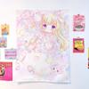 Popular Cute Anime Girl Galgame Print Tapestry Wall Art Aesthetic Room Decoration
