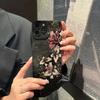 Gothic Floral Art Print Phone Case for iPhone 17 16 15 14 13 12 11 Series Pro Max Plus Double Layer Protection