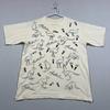 Vintage Australiana T-shirt 90-tal Enkel sömnad Beige Djur T-shirt Konst Herr Medium M