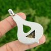 Daughters Day Deal Trillion Rhyolite Stone Bezel Sister Boho Pendant 925 Silver