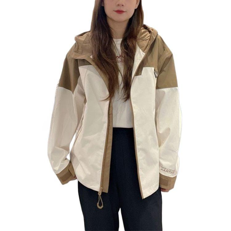 Skechers Outdoor Series Hooded Casual Comfortable Zipper Windproof Breathable Jacket Women Jacket P325W122-04UF